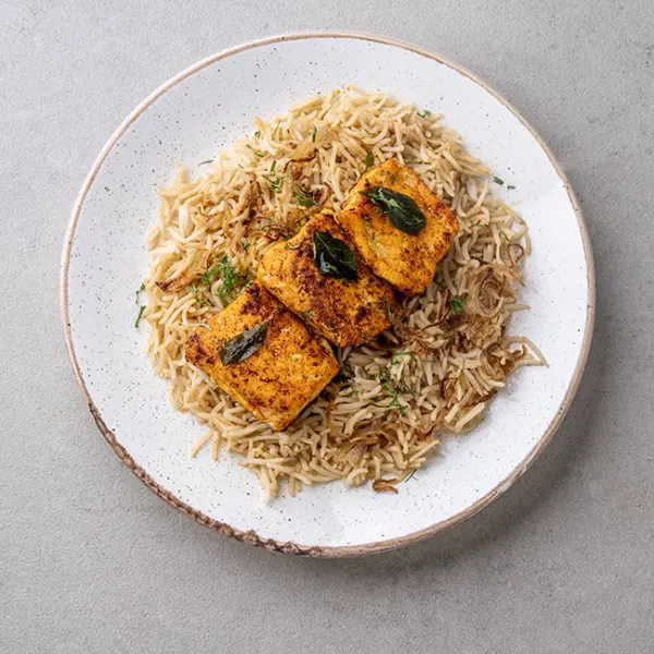 Mangalorean Tawa Fish With Tamarind Rice